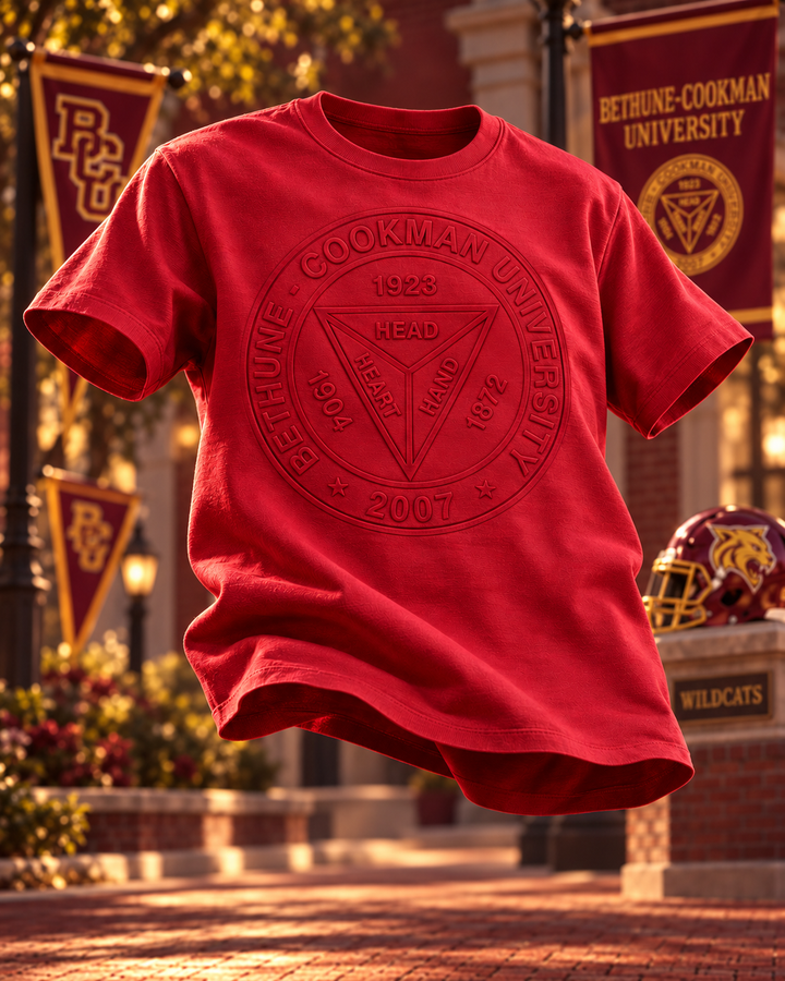 Bethune-Cookman Embossed T-Shirt